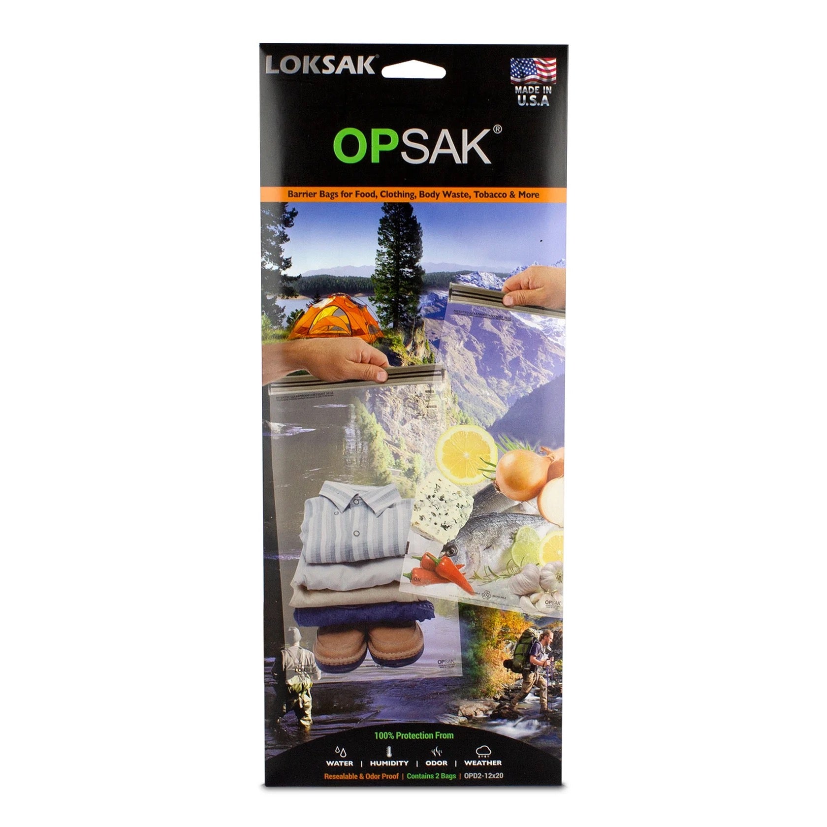OPSAK Odor Bag 2pc