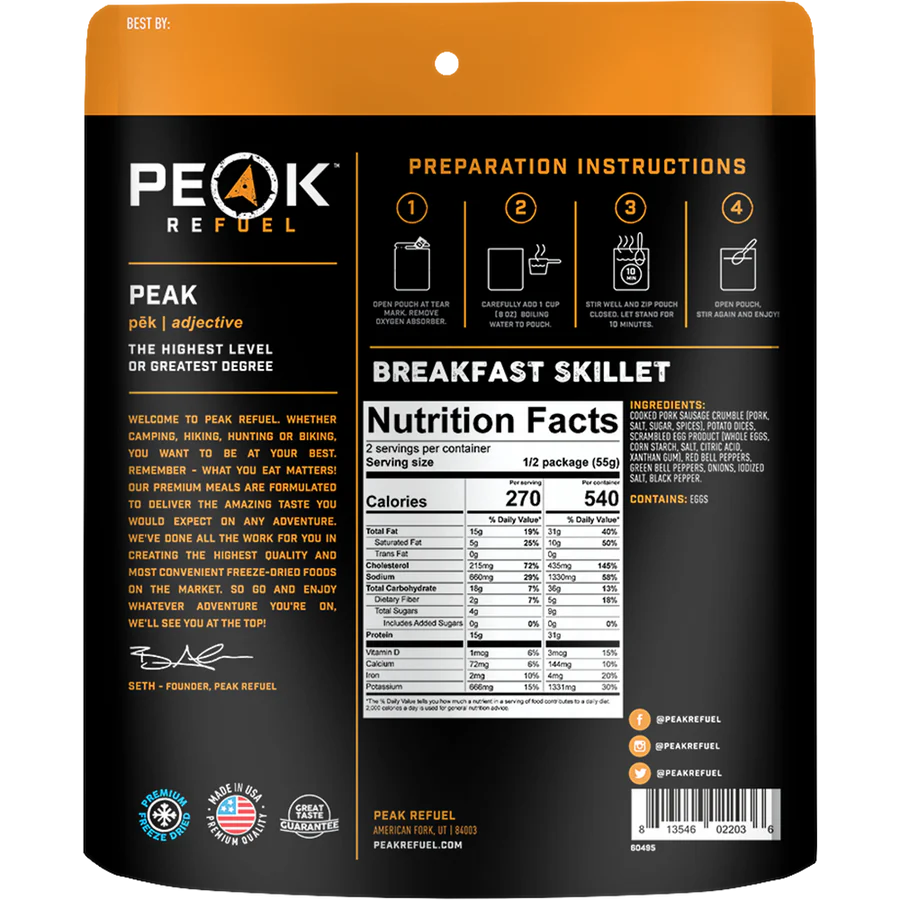Peak Refuel Breakfast Skillet